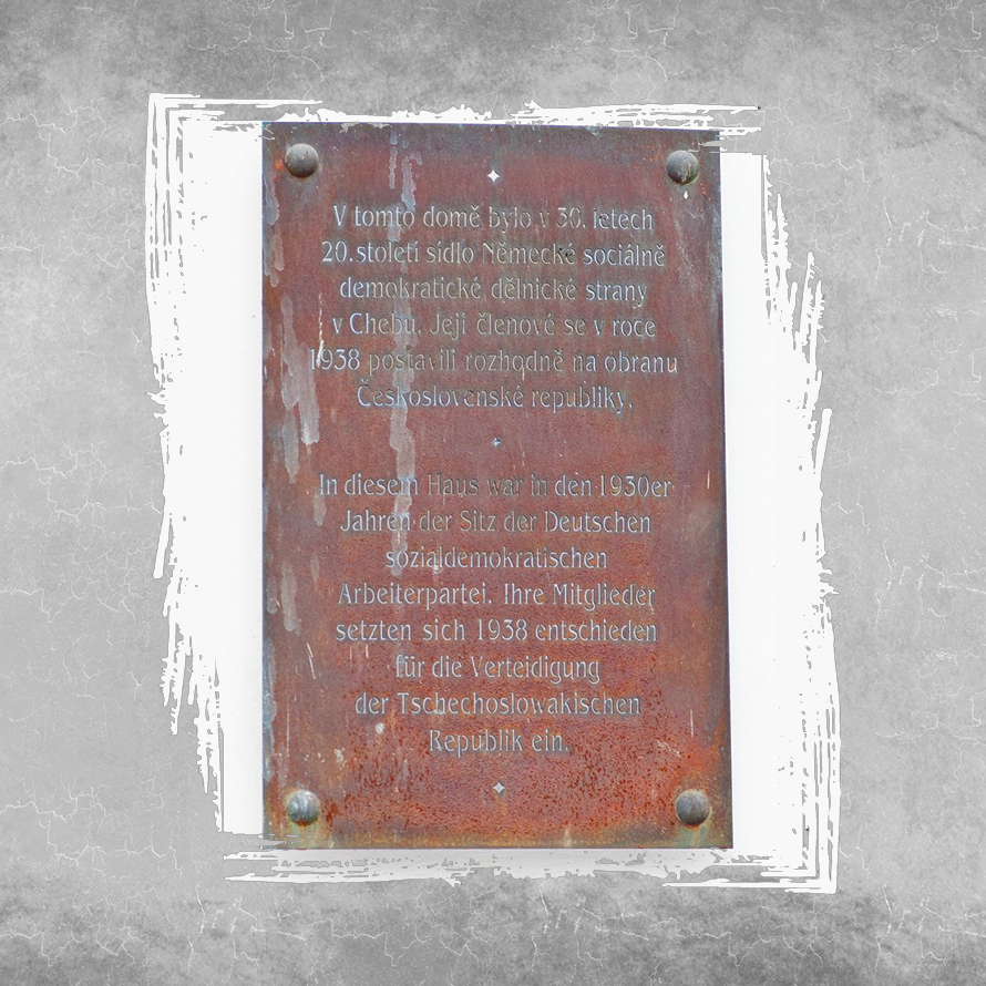 visit cheb 
            memorial plaque – dsap