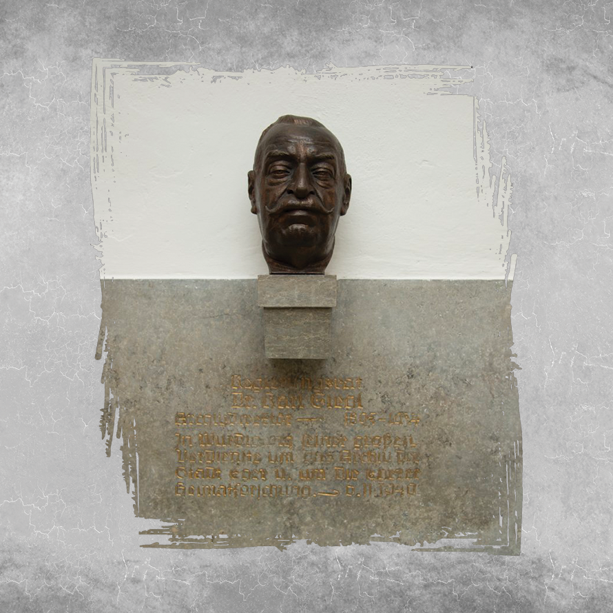 visit cheb 
            memorial plaque – karl siegl